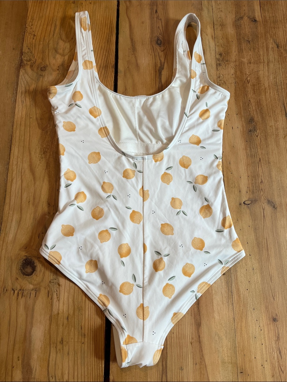 PETIT LEM Women's S Darling Lemon Print One-Piece Bathing Suit Swimsuit